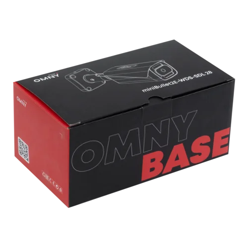 Камера сетевая буллет 2Мп OMNY BASE miniBullet2E-WDS-SDL-C v2 28 с двойной подсветкой и микрофоном